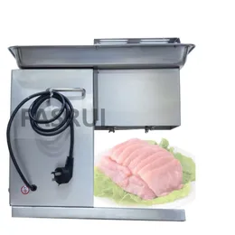 220 فولت آلة تقطيع اللحوم التلقائي ل لحم الخنزير لحم الخنزير الدجاج المطبوخ فضي شريحة تمزيق صانع مكعبات