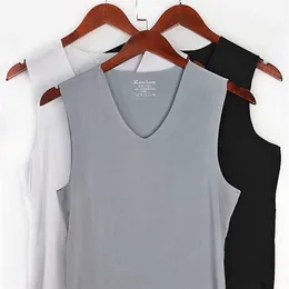 3 pçs homens algodão tank tops roupa interior para homens colete undershirt camisas transparentes masculino bodyshaper fitness wrestling singlets seda 211120
