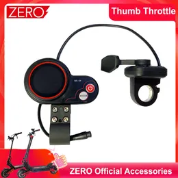 Original ZERO Thumb Throttle Electric Scooter LCD Display Kit Kostym för ZERO 8 9 10 10X 11X QS-S4 LCD