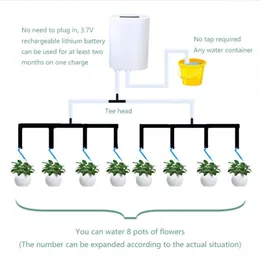 Intelligent Water Pump Sprinkler System Controller Timed Quantitative Automatic Drip Irrigation Machine Garden Equipment Home 210610