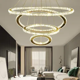 Pendelleuchten, LED-Glanz-Kronleuchter, Wohnzimmer-Dekoration, Kristall-Beleuchtung, Hängelampe, Hängeleuchte, Esszimmer-Leuchten