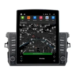 Araba DVD Oynatıcı 9.7 "Dikey Tesla Stil Ekran Dash Kurulu Değiştirme Android 10 GPS Navigasyon Toyota Corolla 2006-2011