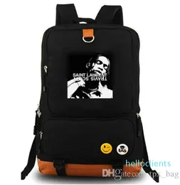 ryggsäck freestyle daypack hip hop music schoolbag laptop ryggsäck kanfas skolväska utomhus dag pack