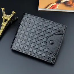 財布三倍財布メンズラグジュアリー織金クリップレザーハイエンドビジネスショート財布ファッションパーソナリティバッグ