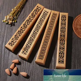 Retro Buddhism Wood Home Decor Incense Holder Censer Joss-stick Inserted Wooden Ash Catcher Aromatherapy Tools Handcrafts Gift Factory price expert design Quality