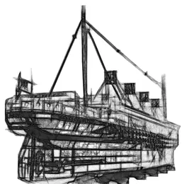 Titanic Large Cruise Boat Ship Model Bloków budulcowych 9090pcs MOC NOWOŚĆ Cegły filmowe Kompatybilne z 10294 Zgromadzeniem Dzieci Świąteczne zabawki