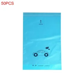 إكسسوارات داخلية أخرى 50 PCS/Pack Car Trash Bag Paste نوع سيارات إبداعية يمكن تخزينها معلقة