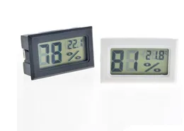 Czarno-biały Mini Cyfrowy Środowisko LCD Termometr Instrumenty Higrometr Miernik temperatury w pokoju Lodówka