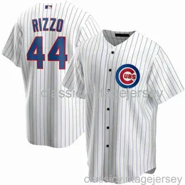 Anthony Rizzo #44 Biała koszulka baseballowa XS-6xl zszywane mężczyzn Kobiet Młodzieżowe Jersey