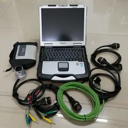 MB Star C4 SD Connect Multiplexer Full Chip Diagnostic Tool with SSD Laptop ToughBook CF30 RAM 4Gすべてのケーブルが機能する準備ができています