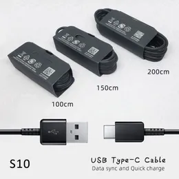 OEM Typ C Datenkabel 1M 1,5M 2M Kabel Schnellladekabel S8 S10 10 Note 20 Ladegerät für Huawei P20 P30