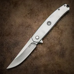 Pro Hunter Cold Steel Knife CRK-T 5320 Jesper Voxnaes Vizzle 플리퍼 3.353 "새틴 일반 블레이드, 스테인레스 핸들 7096 칼