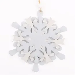 Ornamento de newchristmas Felt Snowflake Pingente DIY decoração de Natal Tree pendurada pingentes artesanato lle10752