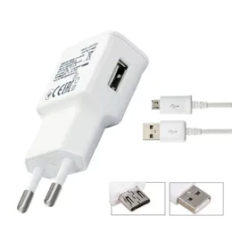 Зарядные устройства сотового телефона 5V 2A EU USB настенное зарядное устройство Micro Type-C Date Cable для OPPO F3 R9S PLUS F3 PLUS R11 PLUS