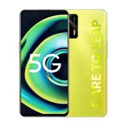 オリジナルのRealme Q3 Pro 5G携帯電話8GB RAM 128GB 256GB ROM MTK Dimense 1100 64.0MP Android 6.43 "Amoledフルスクリーン指紋ID Face 4500mahスマート携帯電話