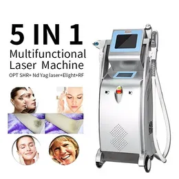 Multi-functional Elight OPT HR IPL Hair Removal Machine IPL Wrinke Removal Skin Rejuvenation 3000W Elight RF Nd Yag Laser Beauty Machine