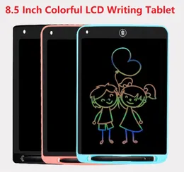 8.5 인치 LCD 작성 태블릿 다채로운 디지털 드로잉 태블릿 필기 패드 휴대용 전자 태블릿 보드 어린이를위한 울트라 씬 보드