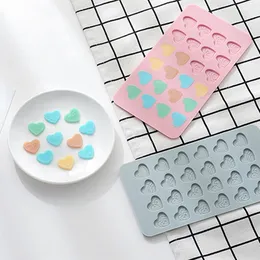 24 heart-shaped Mini lovely Cake Ice Silicone Mold For Chocolate Desserts Pudding Baking Cakes Decorating Tool Molds Pan Soap