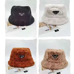 Winter Inverted Triangle Bucket Hat Designers Caps Fisherman Mats Fashion Comfortable Plush Material Beanie Cashmere Casual Outdoor High Quality Cap