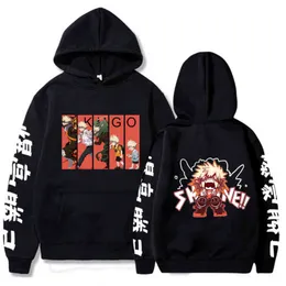 Unisex Winter My Hero Academia Anime Hoodie Bakugou Katsuki Printed Pullovers Tops Long Sleeves Fashion Men Y211118