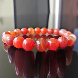 MG1156 High Quality Genuine Striped Carnelian Bead Stone Bracelet for Men High Quality 10 MM Gemstone Mala Bracelet