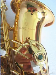 العلامة التجارية الجديدة Yanagis A-992 Alto Saxophone Gold Musical الآلات الموسيقية الاحترافية مع حالة الناطقة بلسان الفم والإكسسوارات