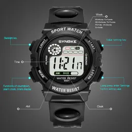 Wristwatches Top Luksusowy Moda Na Zewnątrz Sport LED Digital Podwójny Zegarek Mężczyźni Wielofunkcyjny 30m Wodoodporne Zegarki Budzik Zegarek Relo
