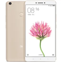 Oryginalny Xiaomi Mi Max Pro 4G LTE Telefon komórkowy Snapdragon 650 HEXA Core 2GB RAM 16GB ROM Android 6.44 "Duży ekran 16.0MP OTG 4850MAH Identyfikator odcisków palców twarz Smart Cell Phone Phone