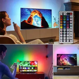 5M 10M LED Strip RGB 3535 5V Room Light TV Backlight LED Magic Home Bluetooth Controller Luces LED LED BAR مع البطاريات D3.0