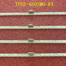 Strips 4PC / Set 48LED 400mm LED-bakgrundsbelägg för 65pus7600 / 12 65PUS9109 / 12 TPUE-650SM0-R4 TPT650LS-FJ01