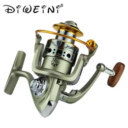 Spinning Wheel Fishing Reel With CNC Machined Aluminum Spool 12 BB 1000-7000 Freshwater / Saltwater Reels Baitcasting1