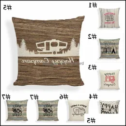 Yastık Kılıfı Yatak Malzemeleri Ev Tekstili Bahçe Merry Cam Er Açık Keten Baskı Yastık Parti PillowsLip Araba Ofis Dekor Dro için