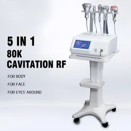 휴대용 초음파 Cavitation 지방 슬리밍 마사지 기계 Lipo 레이저 무게 감소 RF 피부 강화 아름다움 장비 5 헤드