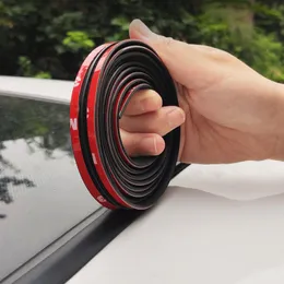 Car Sticker Rubber T-Type Sealing Strip Auto Roof Windshield Protector Dust Proof Anti-Noise External Paster Automobile Accessories