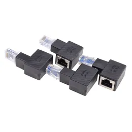 Adattatore Ethernet RJ45 Angolato 90 Gradi - Rotazione 360°, Schermato Cat6, Per Spazi Stretti