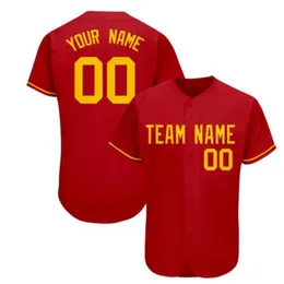 Custom Men Baseball 100% Ed Any Number and Team Names, If Make Jersey Pls Add Remarks in Order S-3XL 005