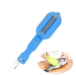 Multi-functional Fish Scale Planer Other Kitchen Stainless Steel Manual Skin Scraper Household Cookware Small Gadgets Fishes Cover Remover