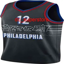 Custom Tobias Harris #12 2021 Swingman Jersey zszyty męskie koszulki do koszykówki XS-6xl