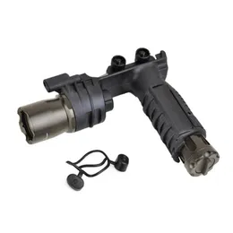 Тактический фонарь для пистолета M910A, светодиодный фонарик высокой мощности с комбинированной рукояткой Пикатинни Вивер и фонарем для оружия