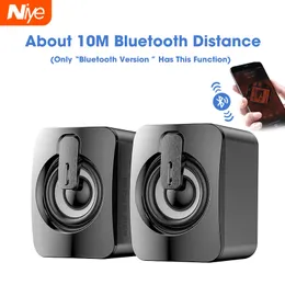 Bluetooth-Lautsprecher mit Kabel, Computer-Lautsprecher, Stereo-Bass, Soundbox, Subwoofer, Musik-Player, PC, Laptop, Desktop-Lautsprecher, Säule