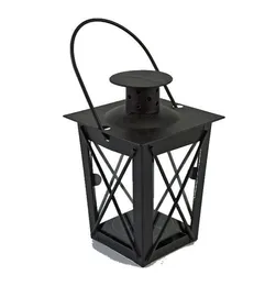 2021 new White/Black Metal Candle Holders Iron lantern wedding centerpieces moroccan