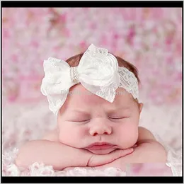 Bébé arcs dentelle mode doux blanc couleur bohême arc infantile Gzqj0 Fn9Pp