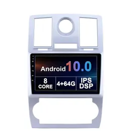 Android Car DVD-radio GPS-navigering Autoradio Stereo Videospelare för Chrysler 300C med WiFi Bluetooth 3G 4G Mirror Link Support SWC Reverse Camera