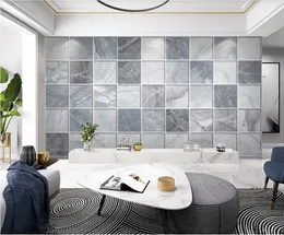 Moderno 3D Stereoscopic Wallpaper Stone Lattice sfondi gratuiti per soggiorno