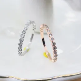2021到着結婚指輪シンプルなファッションジュエリーレアル925スターリングシルバーレース舗装ホワイトサファイアCZダイヤモンド約束女性恋人ギフト用