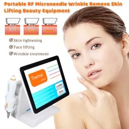 Fractional RF Microneedle Machine Radio Frequency Thermal Cellulite Wrinkle Removal Face Lifing Beauty Equipment