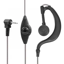 Universal 1Pin G Form 2,5 mm Hooking Ear Phone med PTT -mikrofon för MH650 MTH600 MTH800 MTH850 MTP850