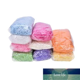 Inne wydarzenie Party Supplies 100g / Pack Multi Color Craft Shredded Crinkle Basket Shred Tissue Paper Grass Filler Prezent ślubny