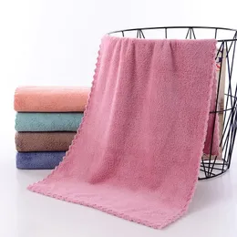 Toalha Coraline Face Microfiber Spa Spa mais grossa de pano seco rápido para limpar as toalhas de banheiro da cozinha Toalla