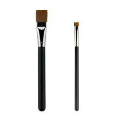 Pędzle do makijażu 2 sztuk / zestaw płaski Fundacja M191 212 Ciecz Krem Mały Korektor Eye Liner Make Up Brush Beauty Tools